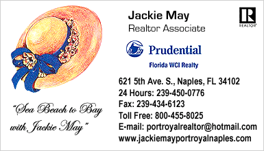 Jackie May Port Royal Real Estate Business Card